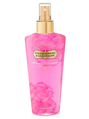 Victoria's Secret Strawberry & Champagne Fragrance Body Mist 250 ml - GottaGo.in
