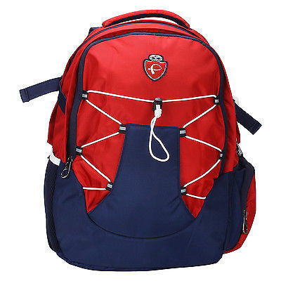 Stag Red-Blue Backpack / School Bag by President Bags - GottaGo.in