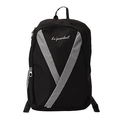 Y Grey-Black Laptop Backpack by President Bags - GottaGo.in
