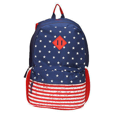 USA Blue-Red Backpack / School Bag by President Bags - GottaGo.in