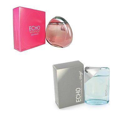 Davidoff Echo Set - EDP Perfume for Women and EDT Perfume for Men (100 ml x 2) - GottaGo.in
