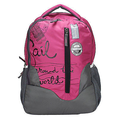 Sail Pink Backpack / School Bag by President Bags - GottaGo.in