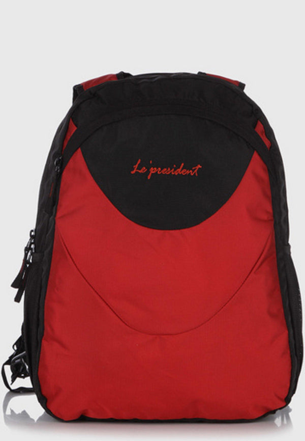 2 Face Red Backpack / School Bag by President Bags - GottaGo.in