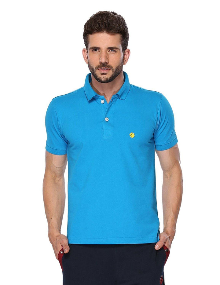 ONN Men's Cotton Polo T-Shirt in Solid Royal Blue colour - GottaGo.in