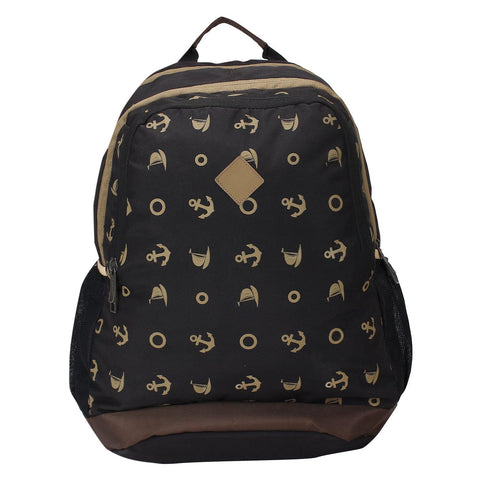 Anchor Black Backpack / School Bag by President Bags - GottaGo.in