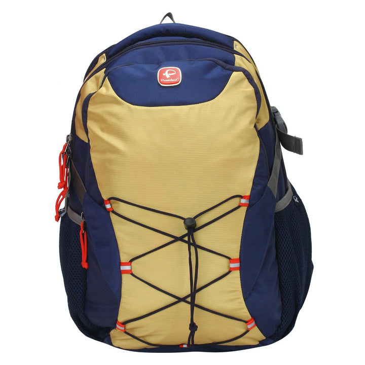 Choice Golden and Blue Backpack / School Bag by President Bags - GottaGo.in