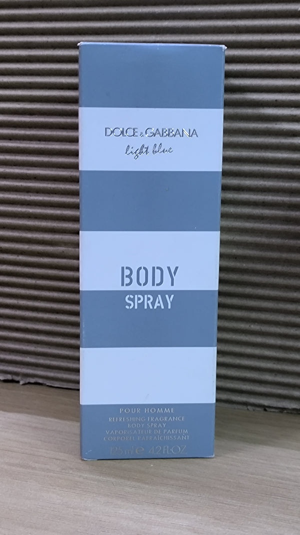 Unboxed Dolce & Gabbana Pour Homme Light Blue Body Spray for Men 125 ml