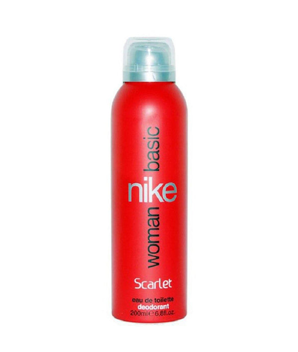 Nike Basic Scarlet Red EDT Deodorant for Women 200ml - GottaGo.in