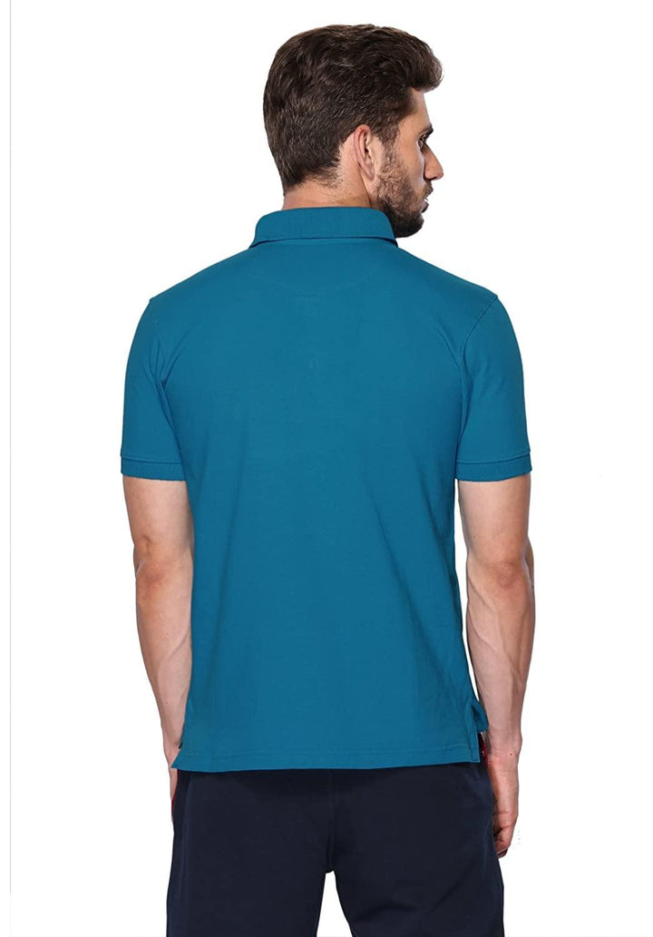 ONN Men's Cotton Polo T-Shirt (Pack of 2) in Solid Bright Blue-Maroon colours - GottaGo.in