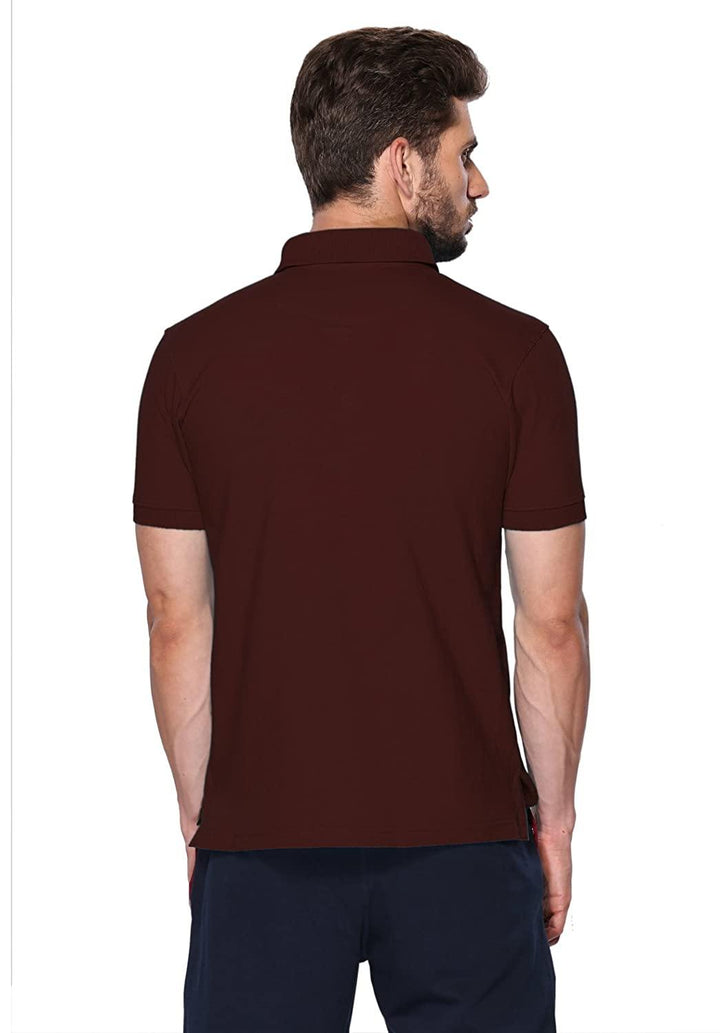 ONN Men's Cotton Polo T-Shirt (Pack of 2) in Solid Camel-Coffee colours - GottaGo.in
