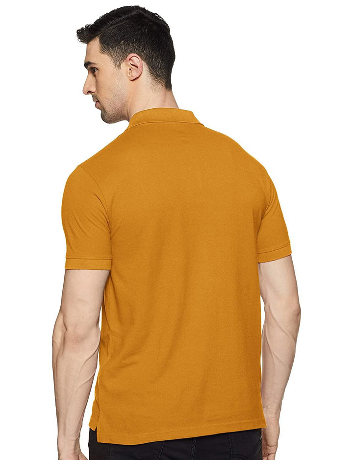 ONN Men's Cotton Polo T-Shirt (Pack of 2) in Solid Bottle Green-Mustard colours - GottaGo.in