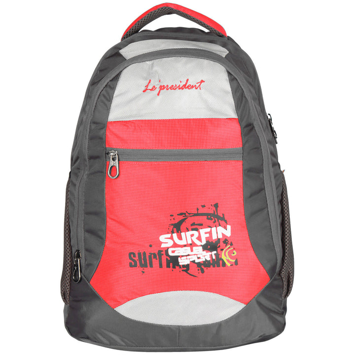 Surfing Red Backpack by President Bags - GottaGo.in