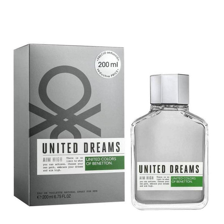 United Dreams Aim High EDT Perfume by United Colors of Benetton for Men 200 ml - GottaGo.in